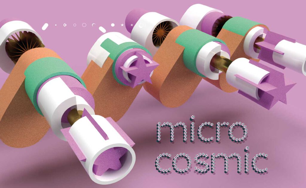 Font Punto Poly: Microcosmic