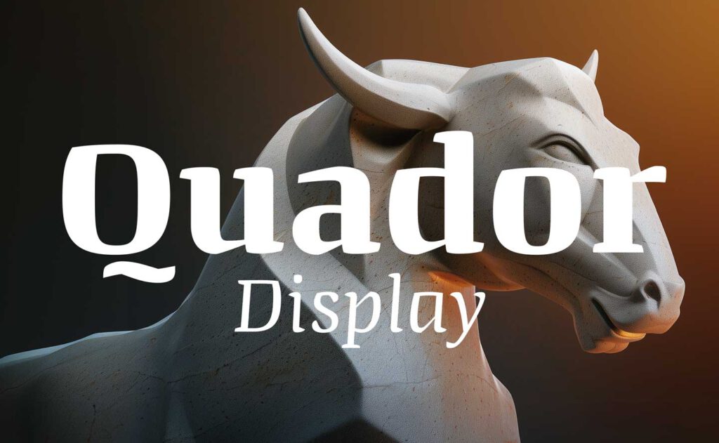 Font Quador Display